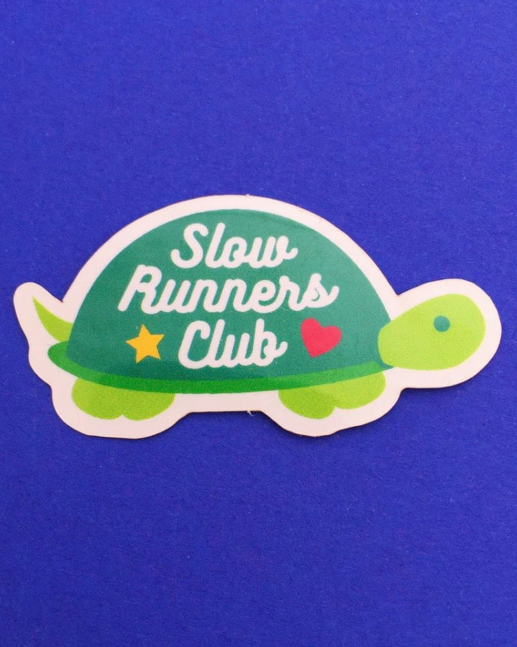 Slow Runners Club Vinyl Sticker