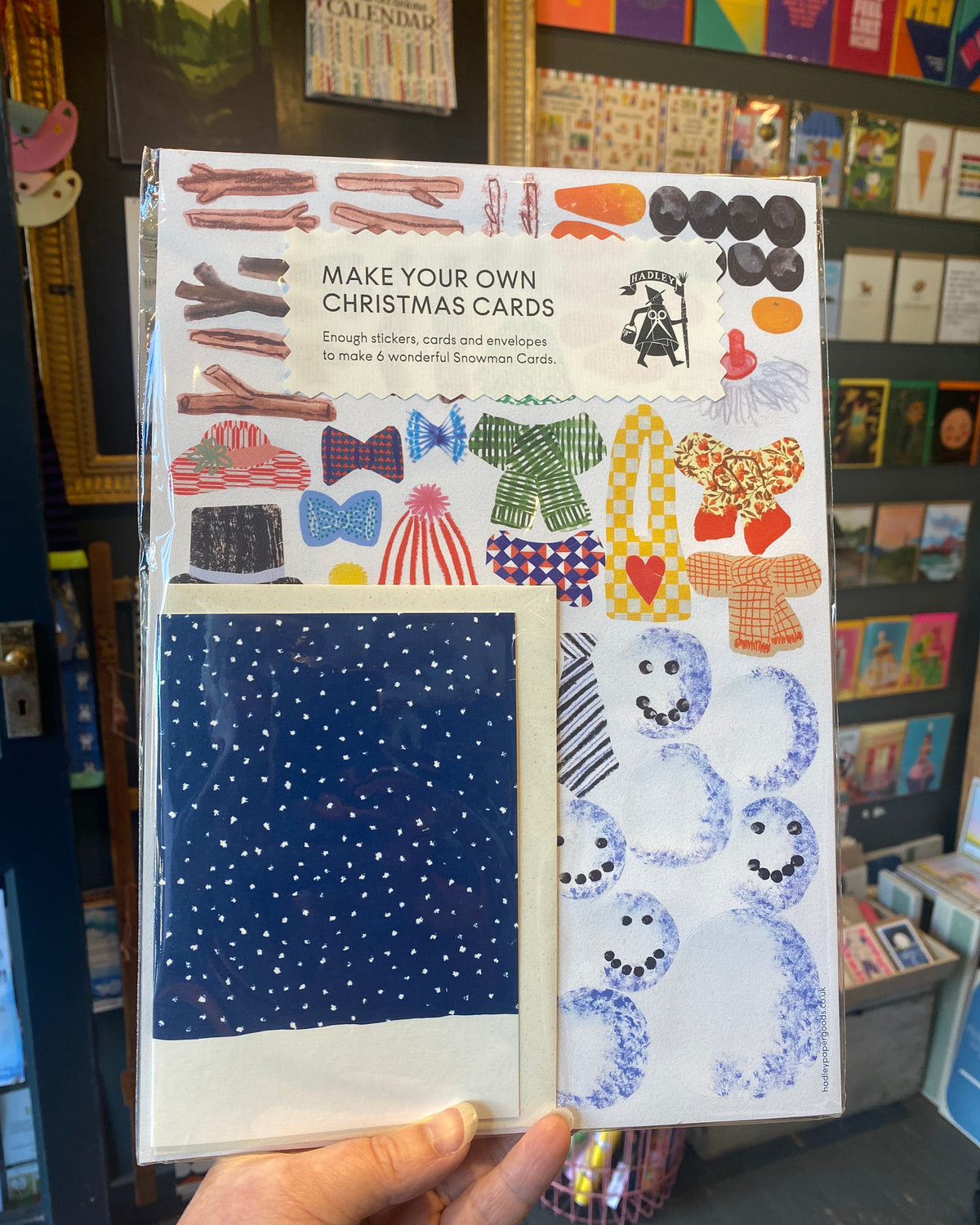 Make Your Own Christmas Cards: Snowman Set