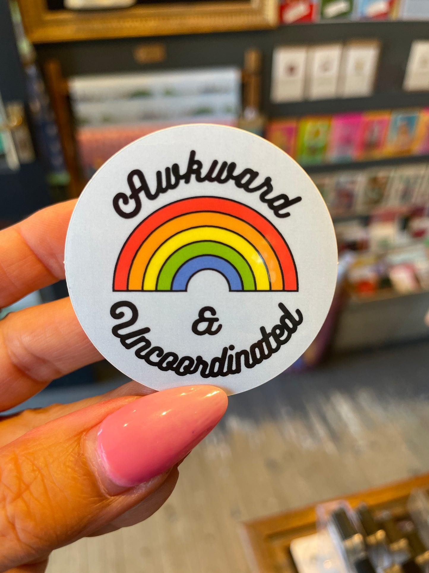 Awkward & Uncoordinated Vinyl Sticker