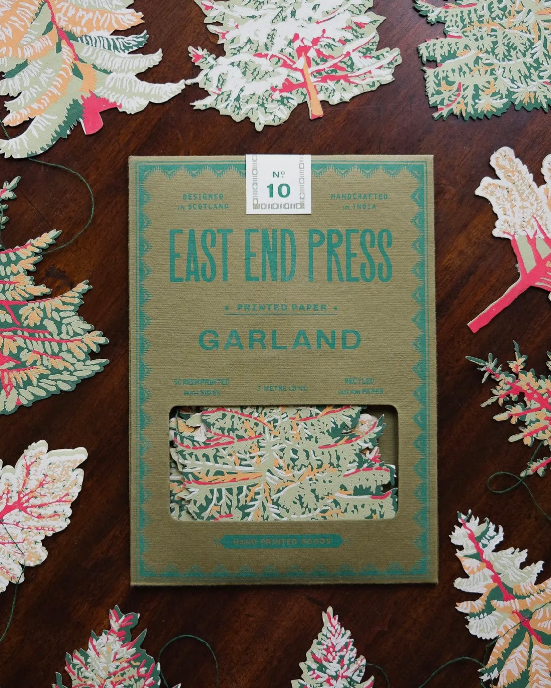 Forest Paper Garland-Hanging Decoration-East End Press-