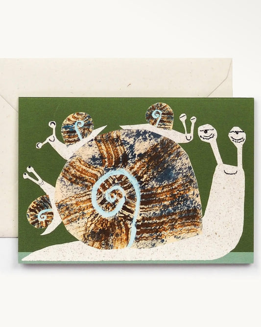 Snail Family Card