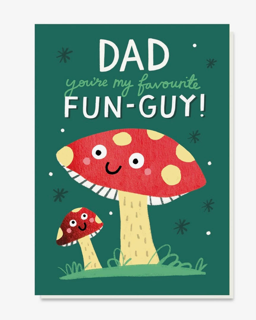 Favourite Fun-Guy Dad Card