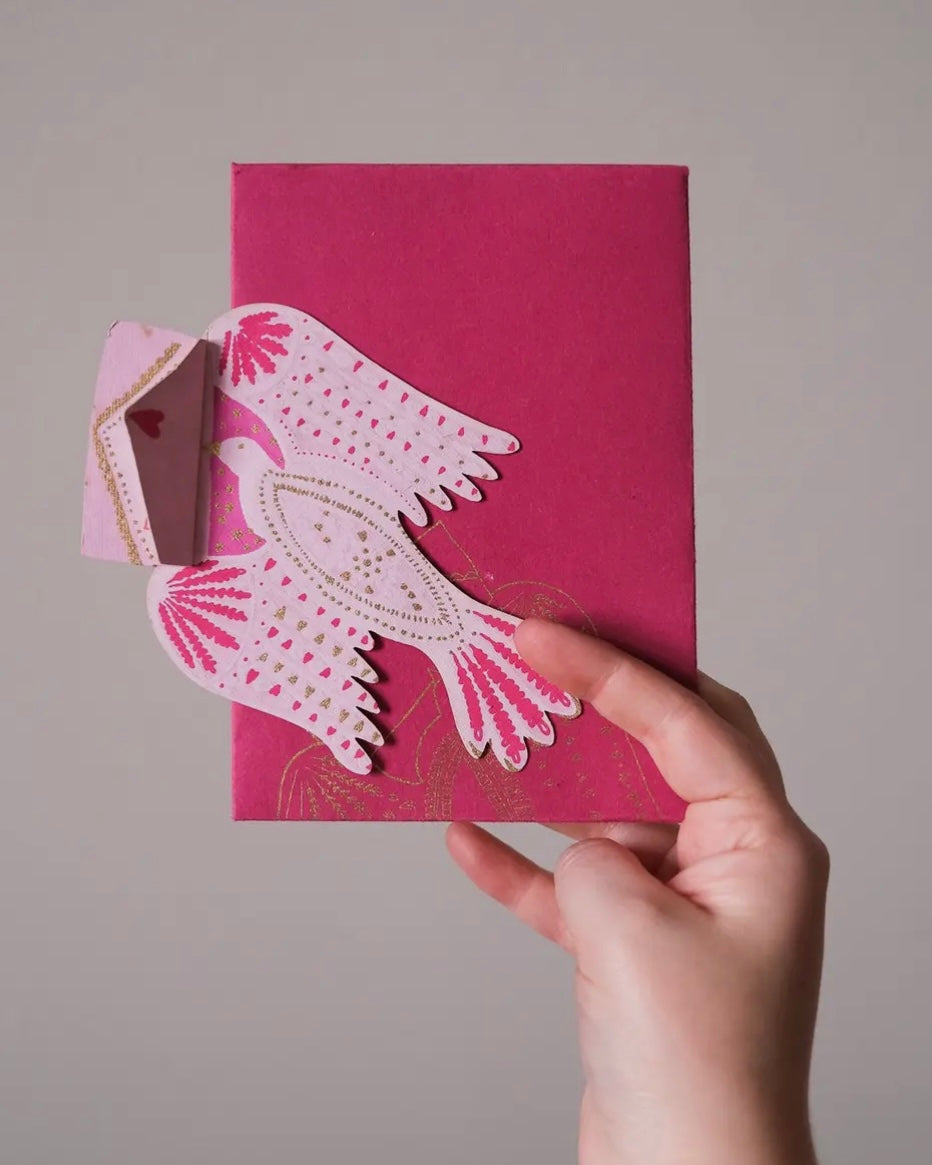 Love Letter Bird Greeting Card