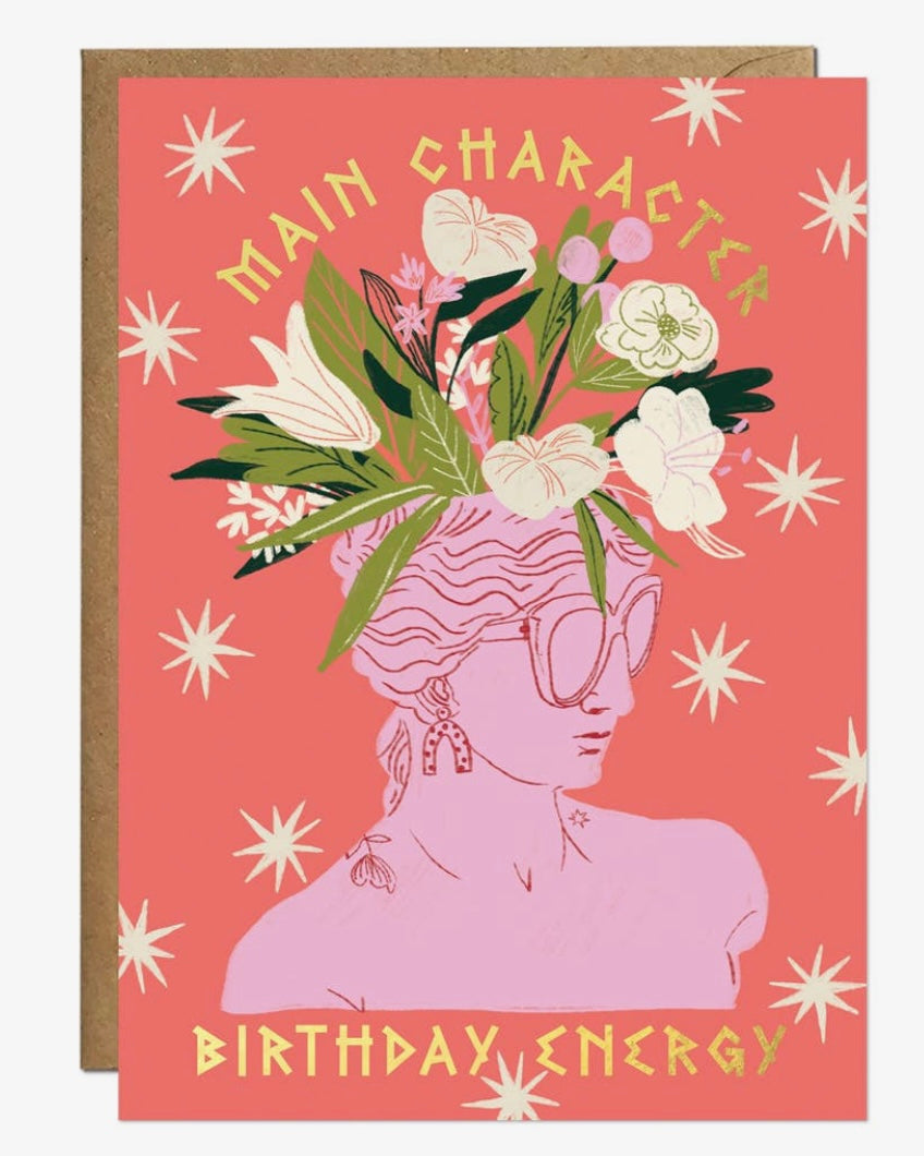 Main Character Birthday Card