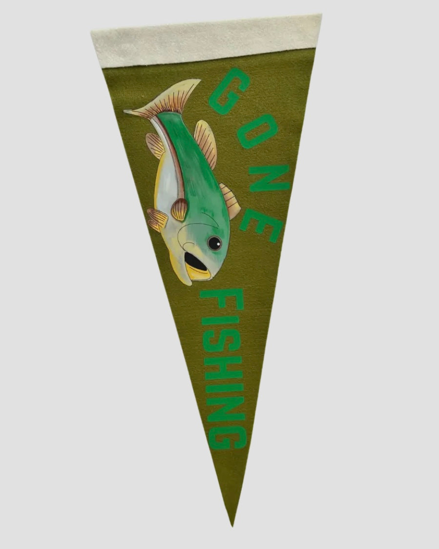 Gone Fishing Pennant Flag-Soch & Co-My Beautiful Caravan