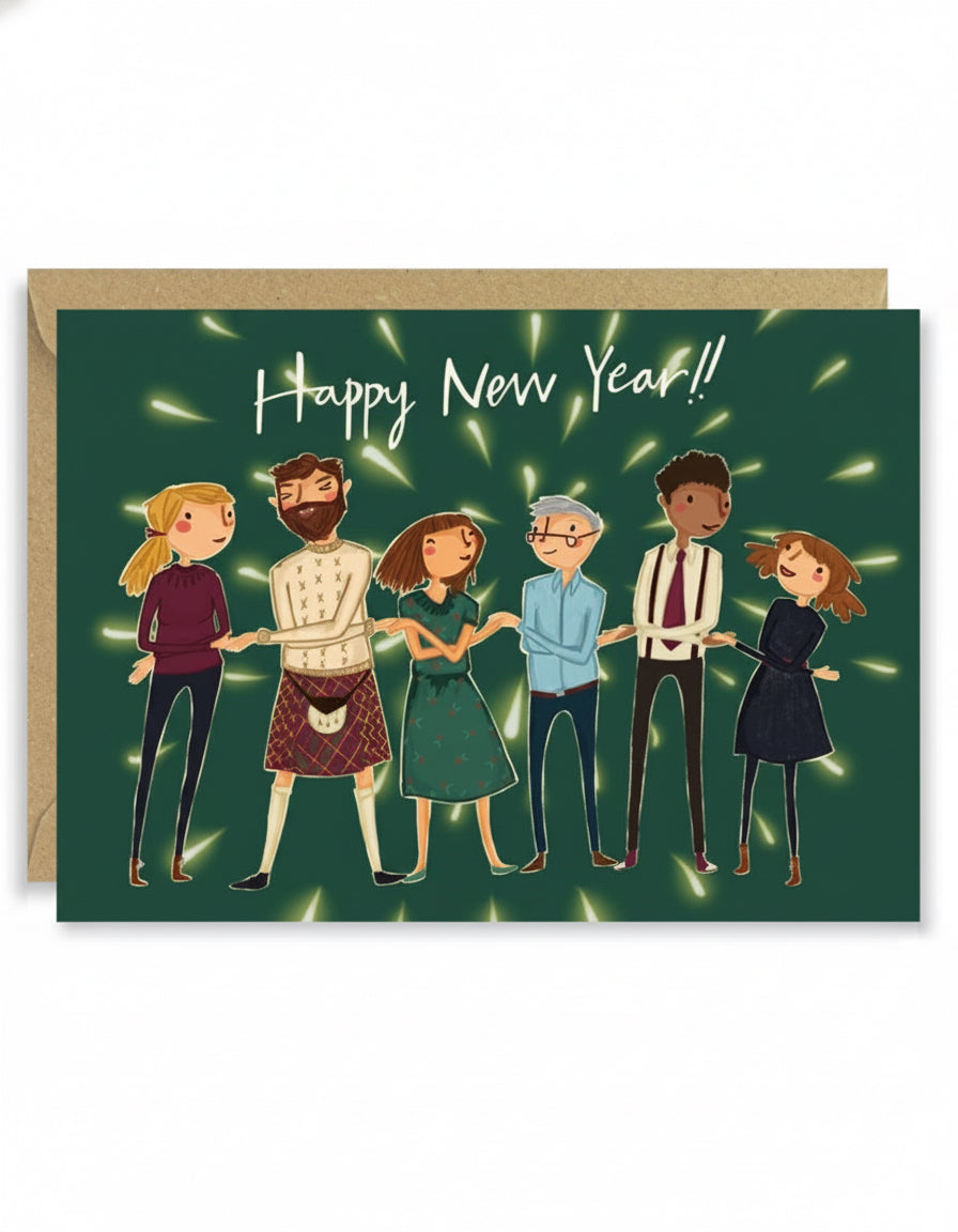 Happy New Year Card-Joy Nevada-My Beautiful Caravan
