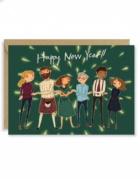 Happy New Year Card-Joy Nevada-My Beautiful Caravan