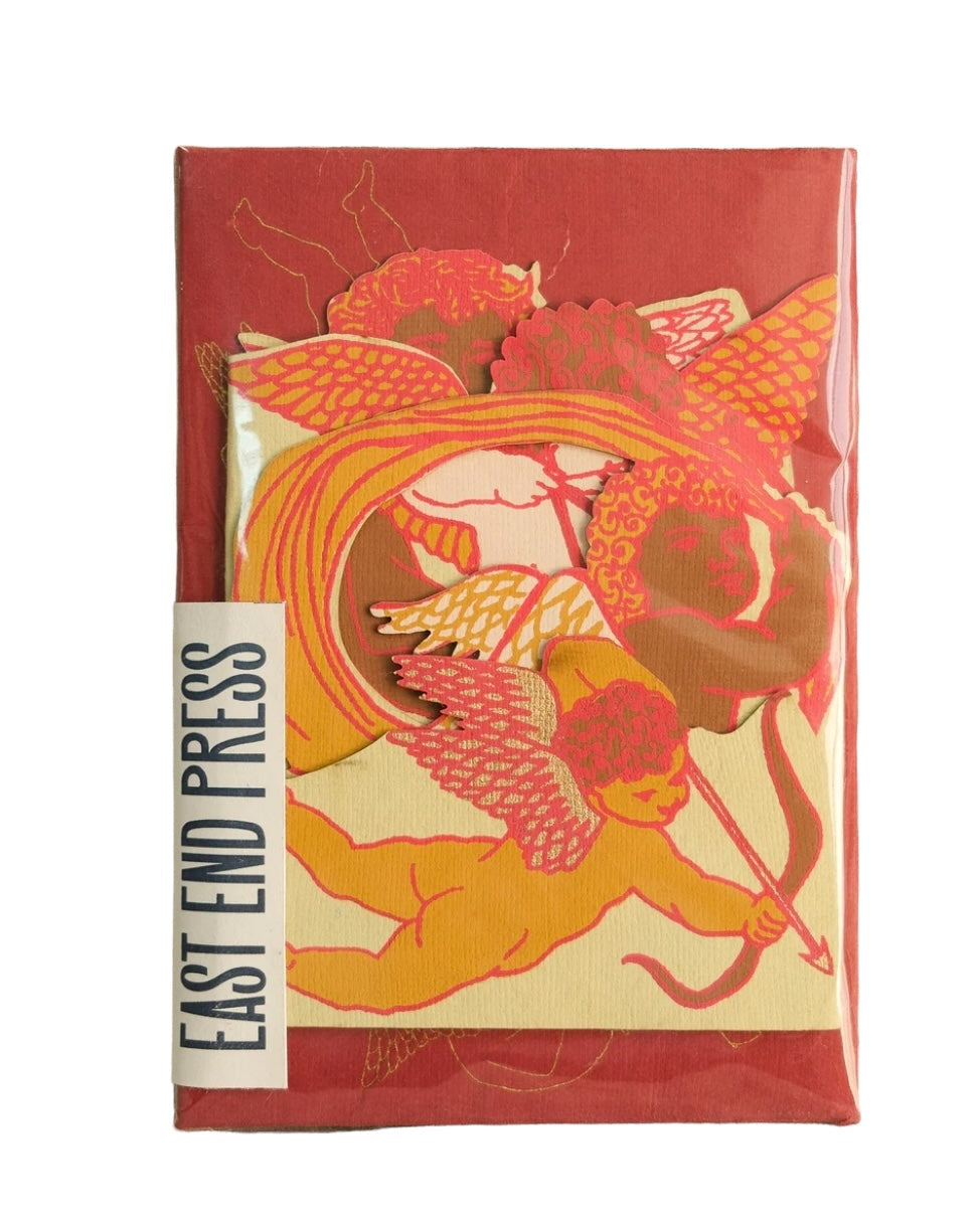 Cupid Concertina Greeting Card