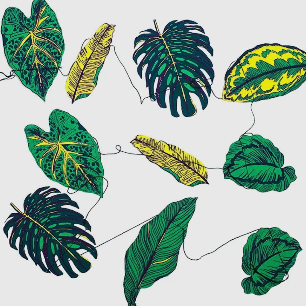 Leaves Paper Garland-East End Press-My Beautiful Caravan