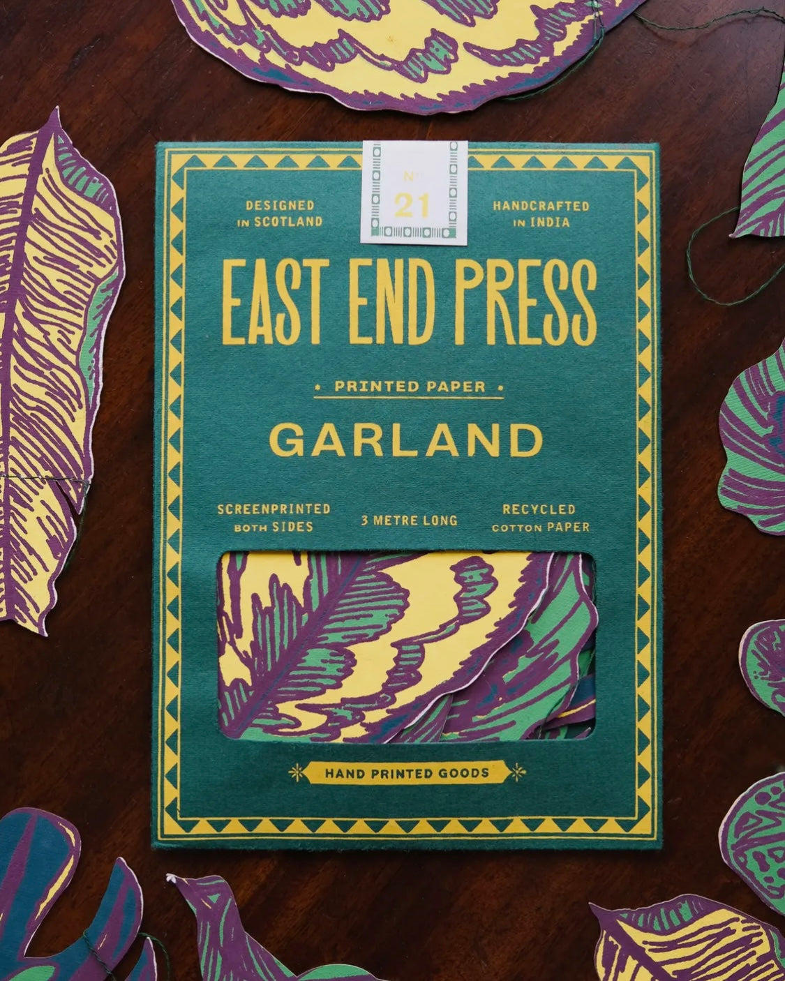 Leaves Paper Garland-East End Press-My Beautiful Caravan