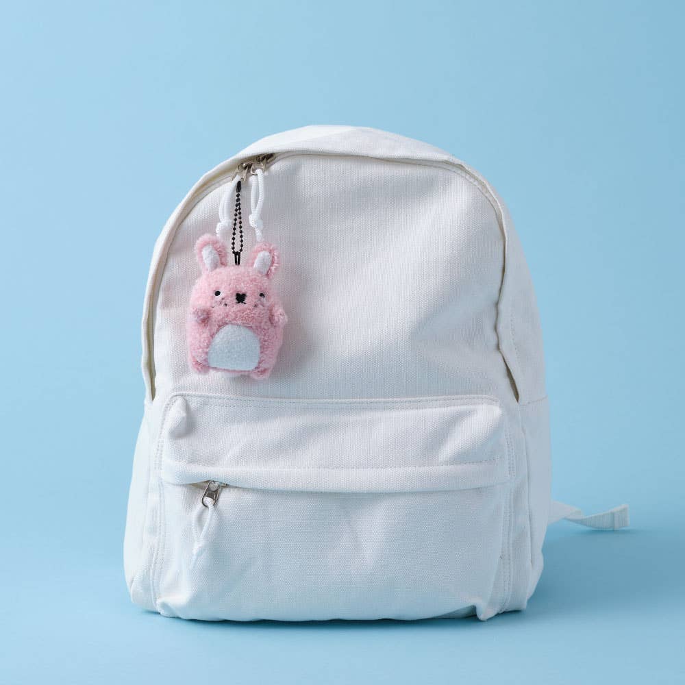 Ricecarrot Pink Bunny Rabbit Keyring-Noodoll-My Beautiful Caravan