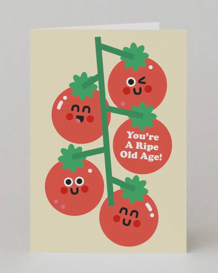Ripe Old Age Birthday Card-Studio Boketto-My Beautiful Caravan