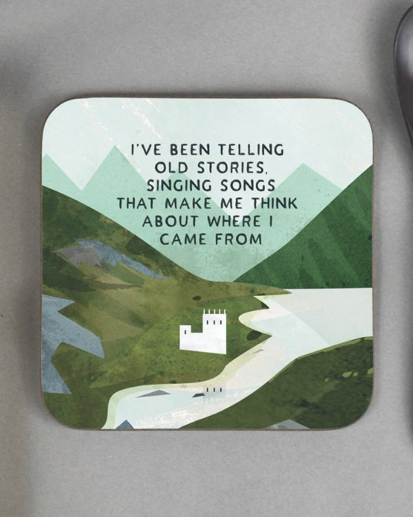 Scottish Sayings Coasters-Eat Haggis-My Beautiful Caravan
