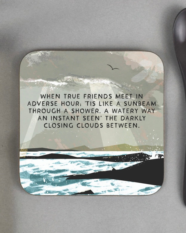 Scottish Sayings Coasters-Eat Haggis-My Beautiful Caravan