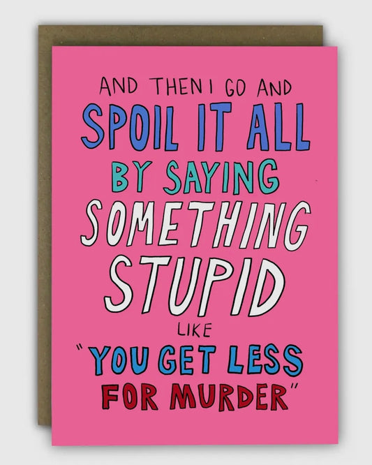 Something Stupid Anniversary Card-Running With Scissors-My Beautiful Caravan