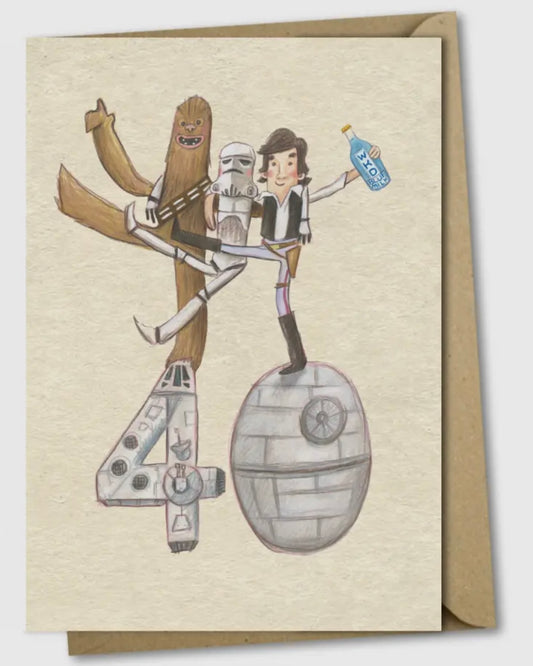 Star Wars Age 40 Card-The Grey Earl-My Beautiful Caravan