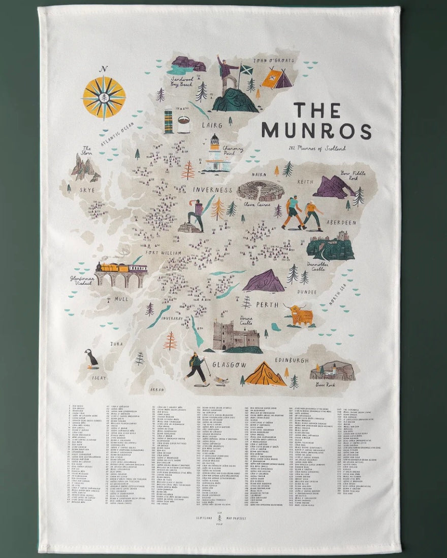 The Munros Tea Towel-Oldfield Design Co-My Beautiful Caravan