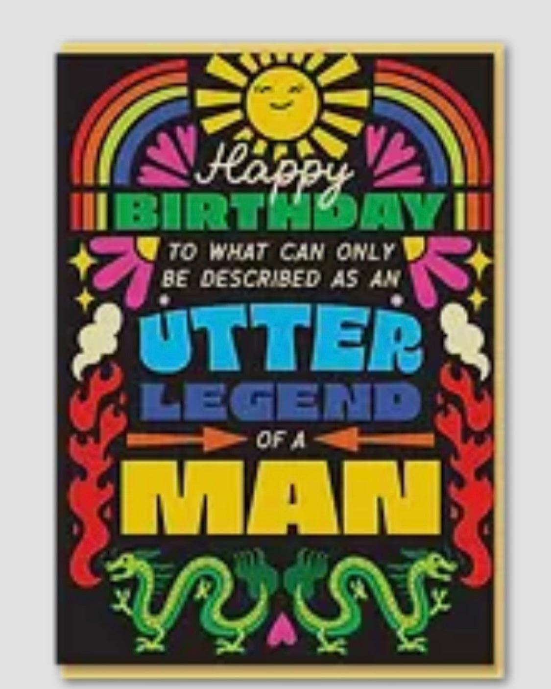 Utter Legend Of A Man Birthday Card-Objectables-My Beautiful Caravan