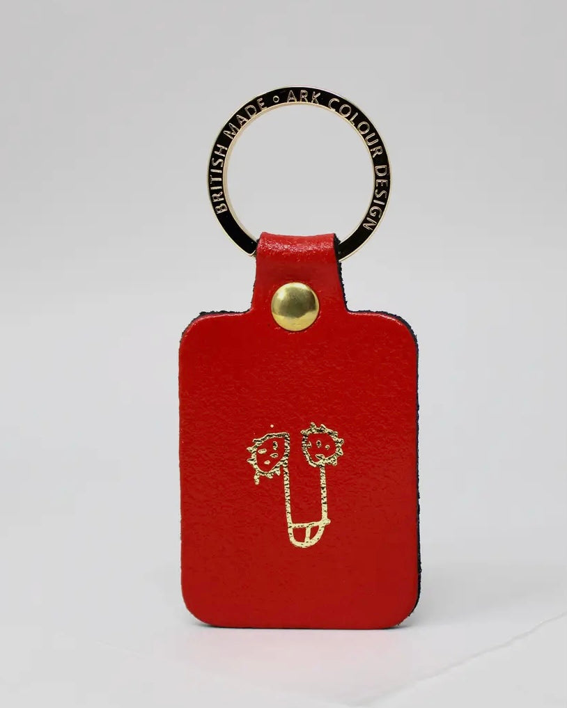 Willy Leather Keyring-Ark Colour Design-My Beautiful Caravan