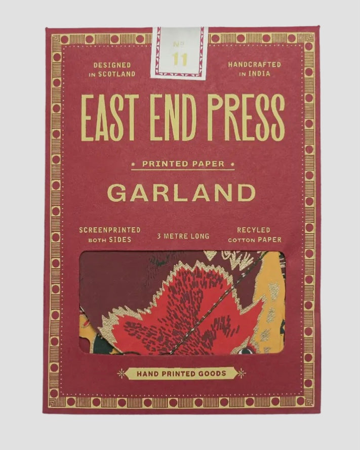 Winter Hedgerow Paper Garland-Hanging Decoration-East End Press-