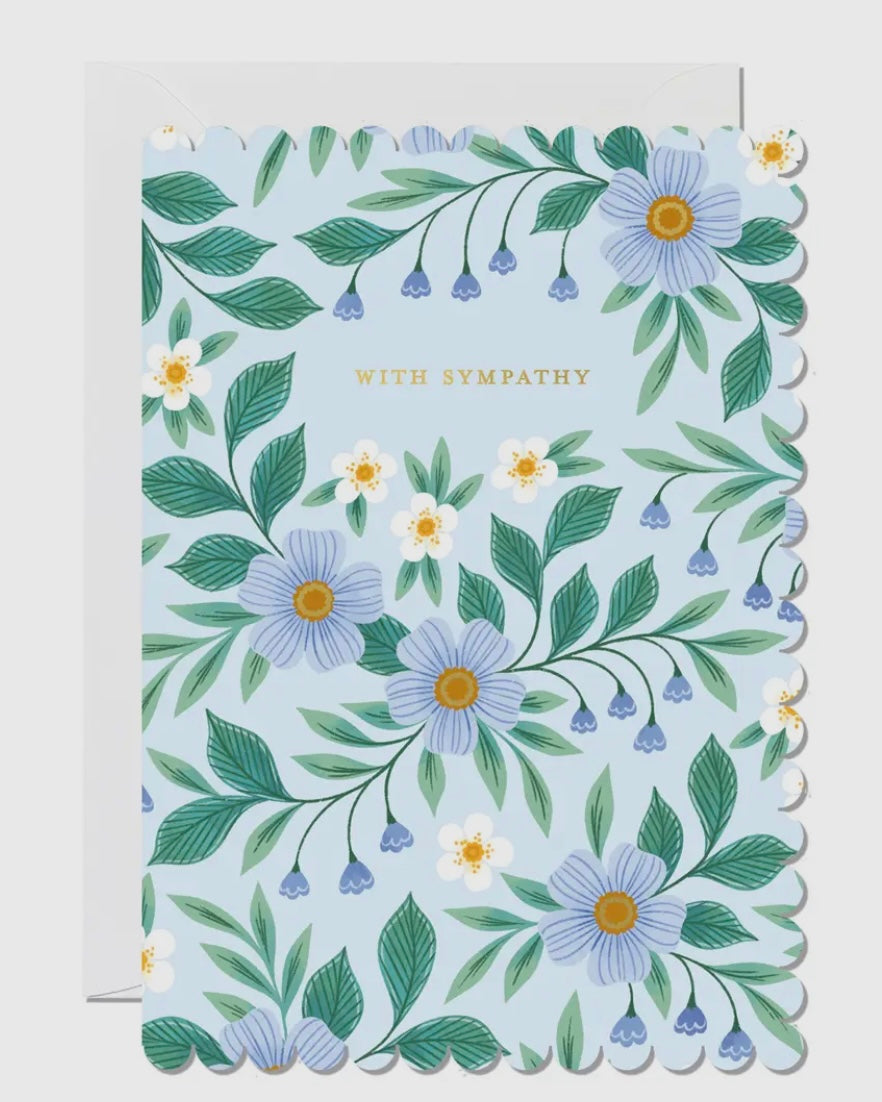 With Sympathy Card-Ricicle Cards-My Beautiful Caravan