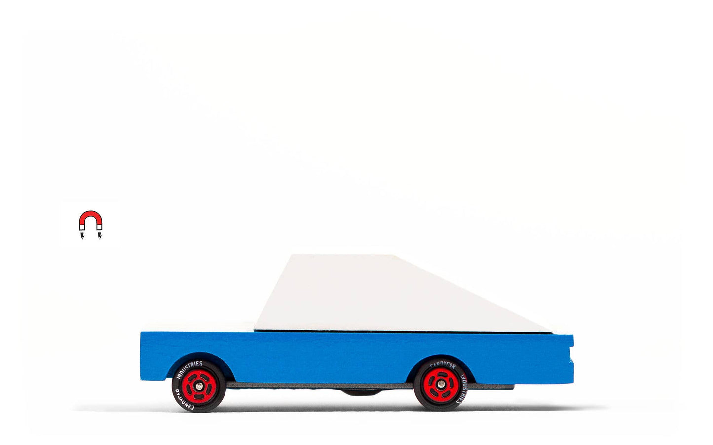 Wooden Blue Racer #8 Toy Car-Candylab-My Beautiful Caravan