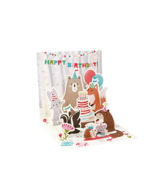 Woodland Mini Pop Up Birthday Card-Ohh Deer-My Beautiful Caravan