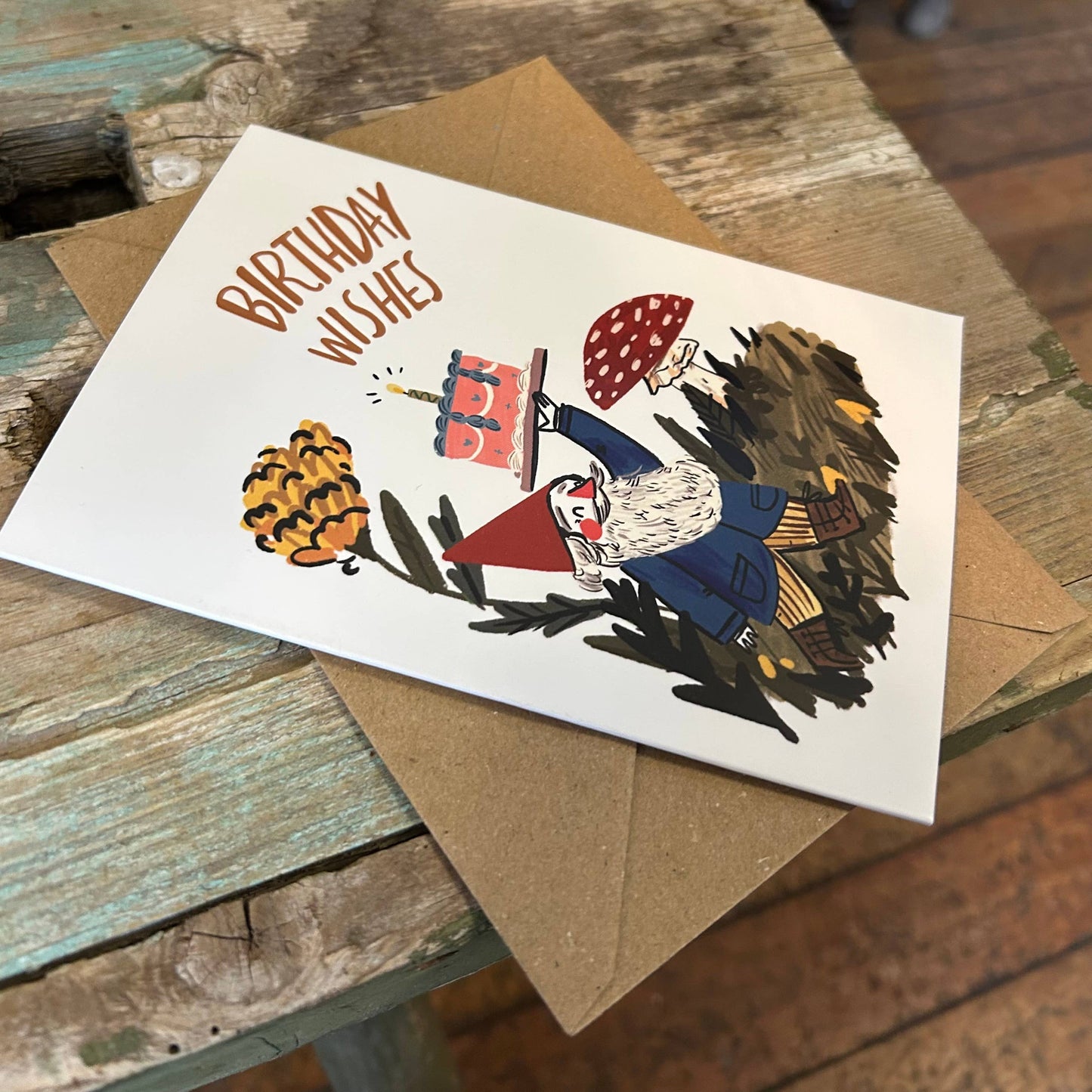 Gnome birthday card 