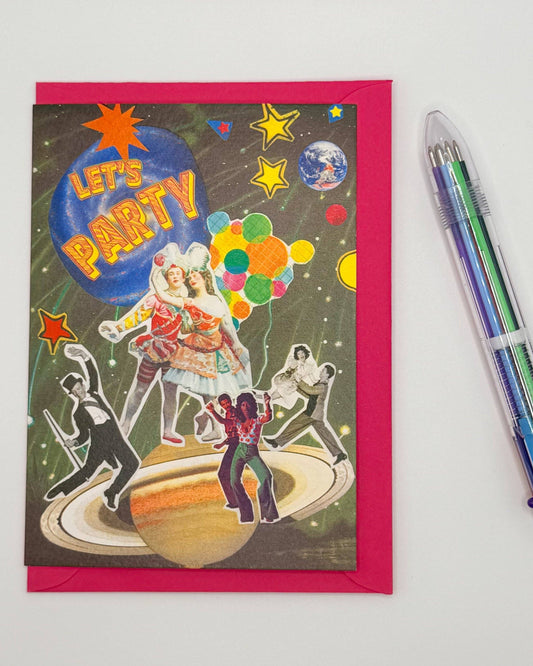 Space Party Card