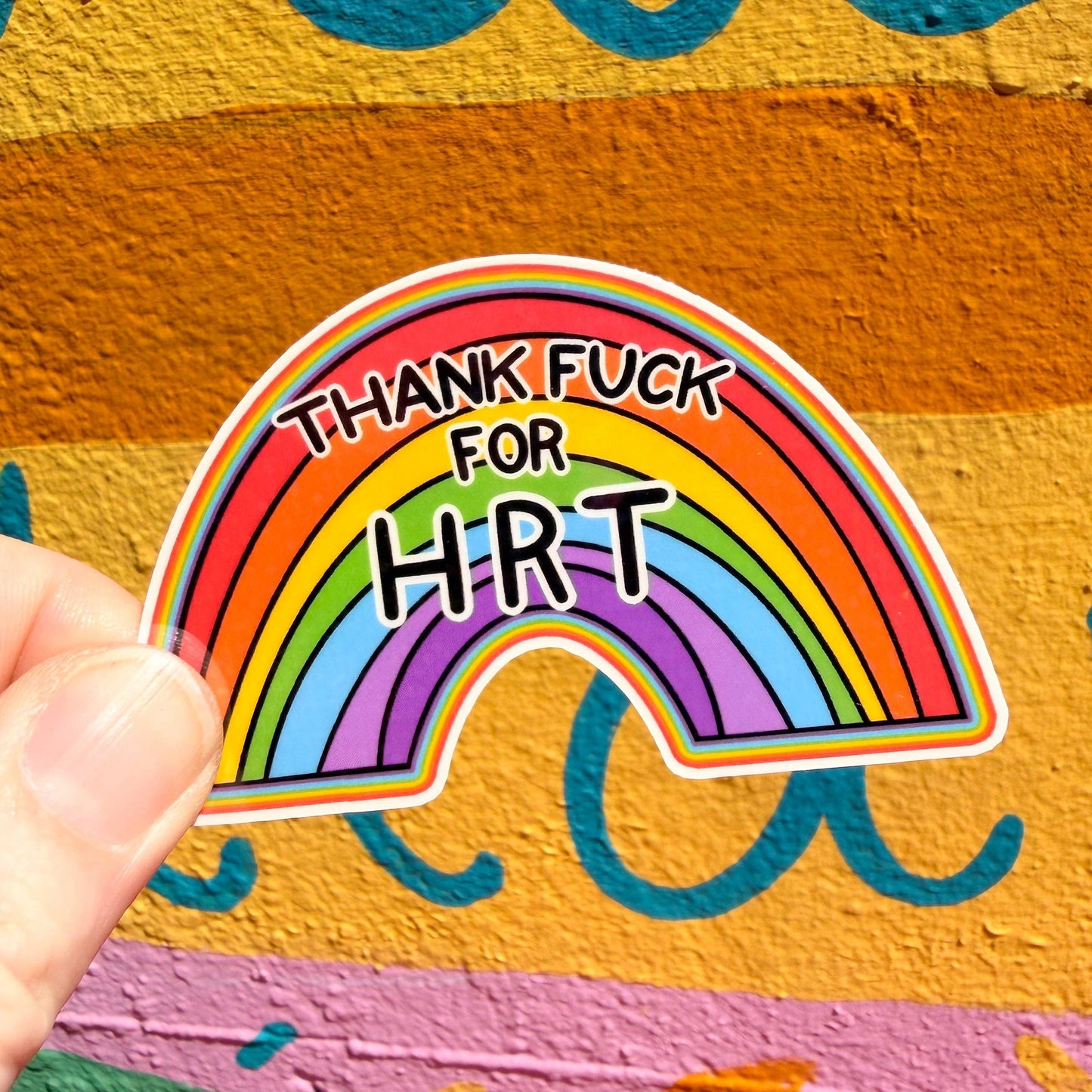 Thank F*** for HRT Sticker