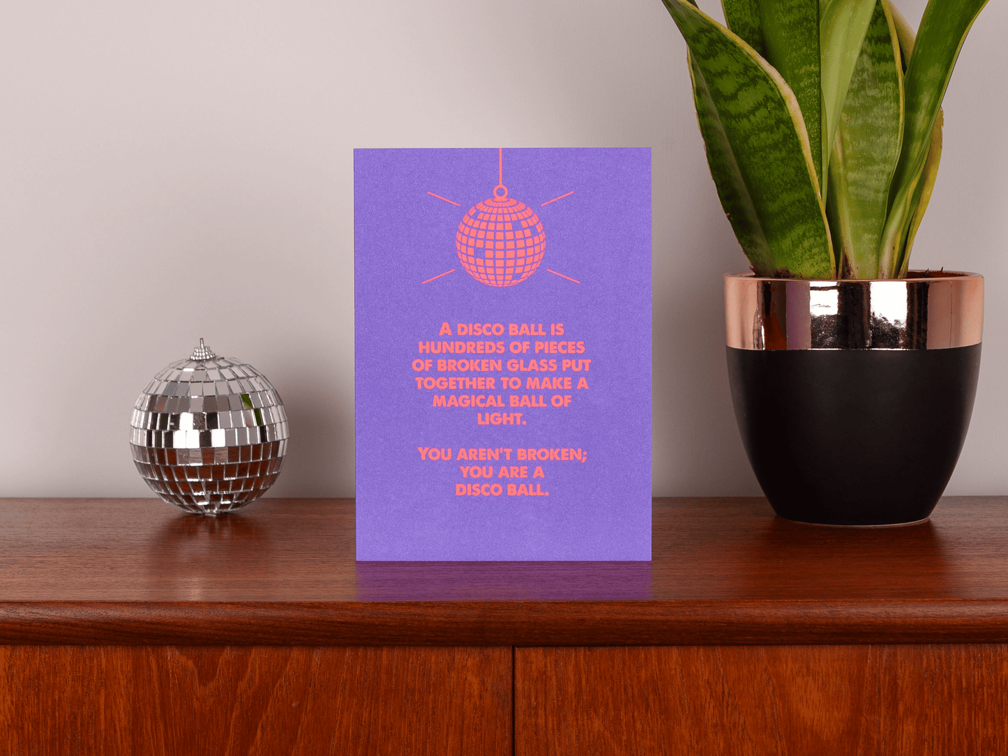 You Are A Disco Ball Card