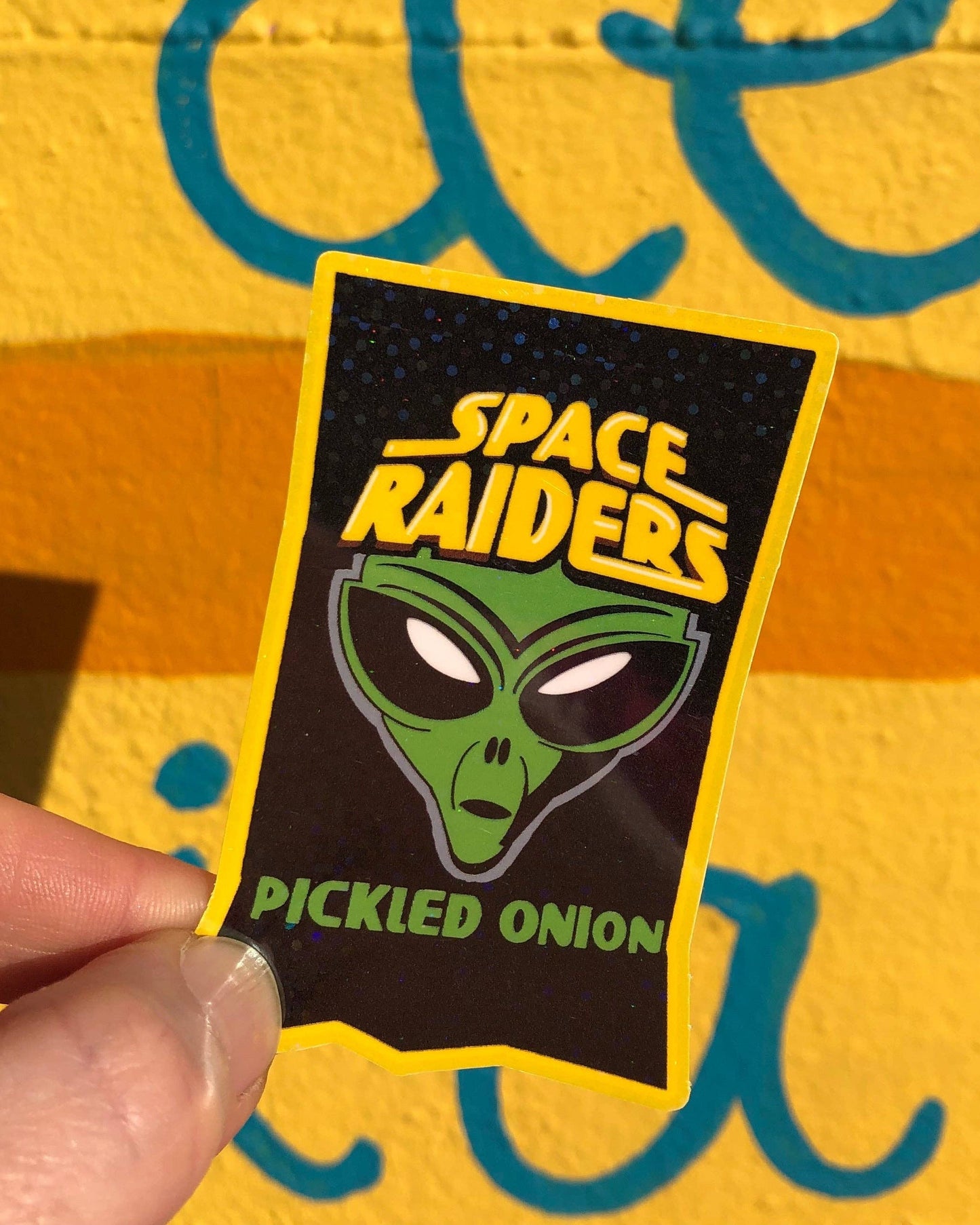 Space Raiders Sticker