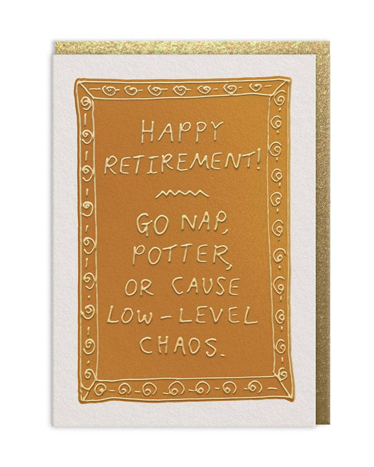 Low Level Chaos Retirement Card
