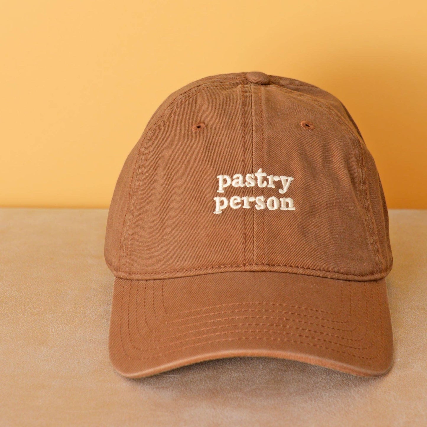 Pastry Person Cotton Baseball Cap