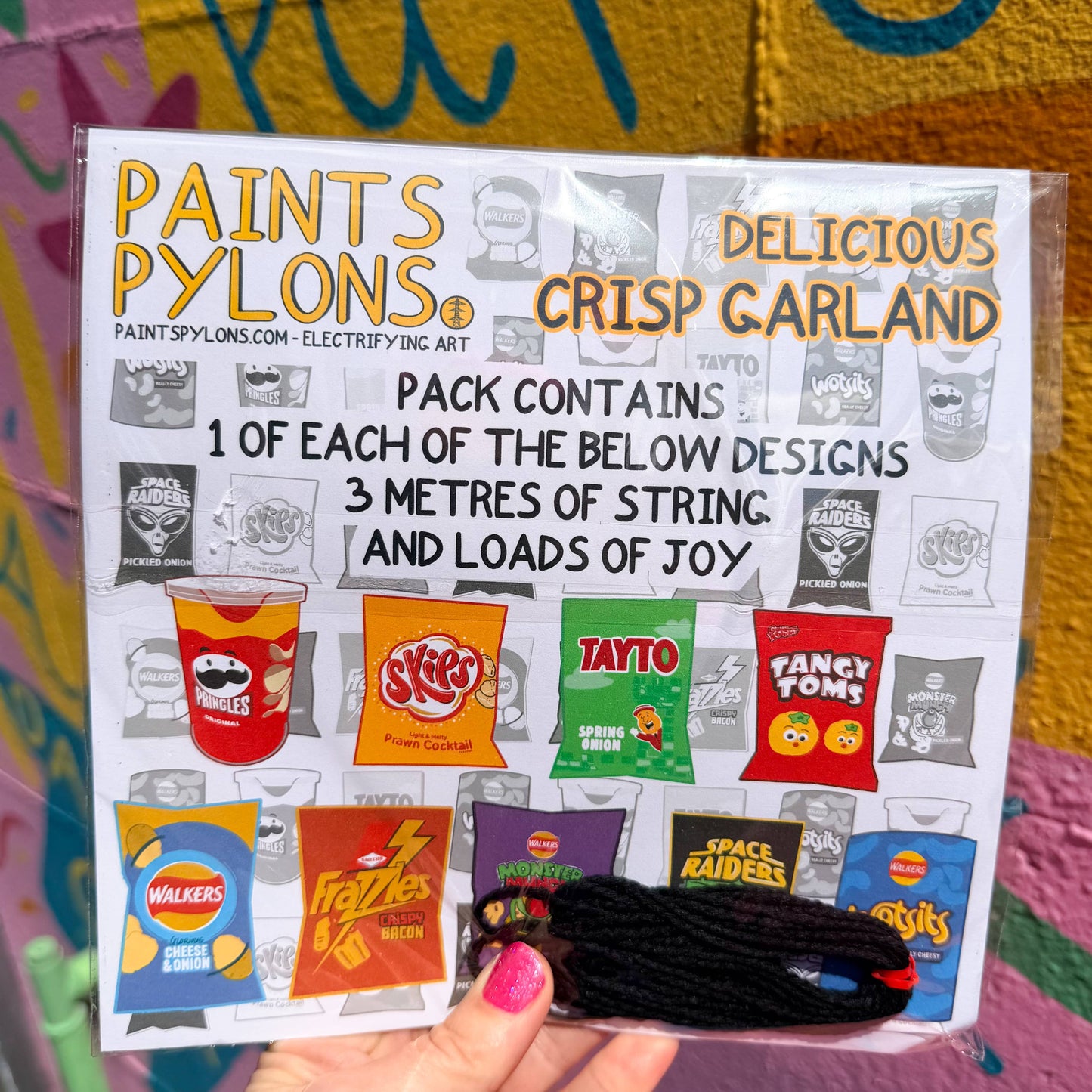Crisp Packet Garland