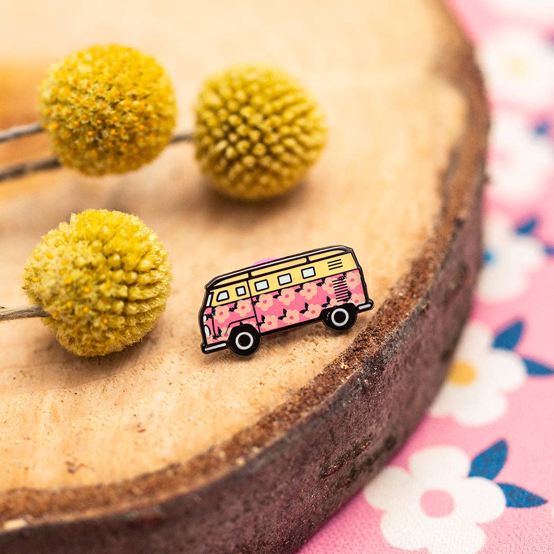 Campervan Enamel Pin Badge