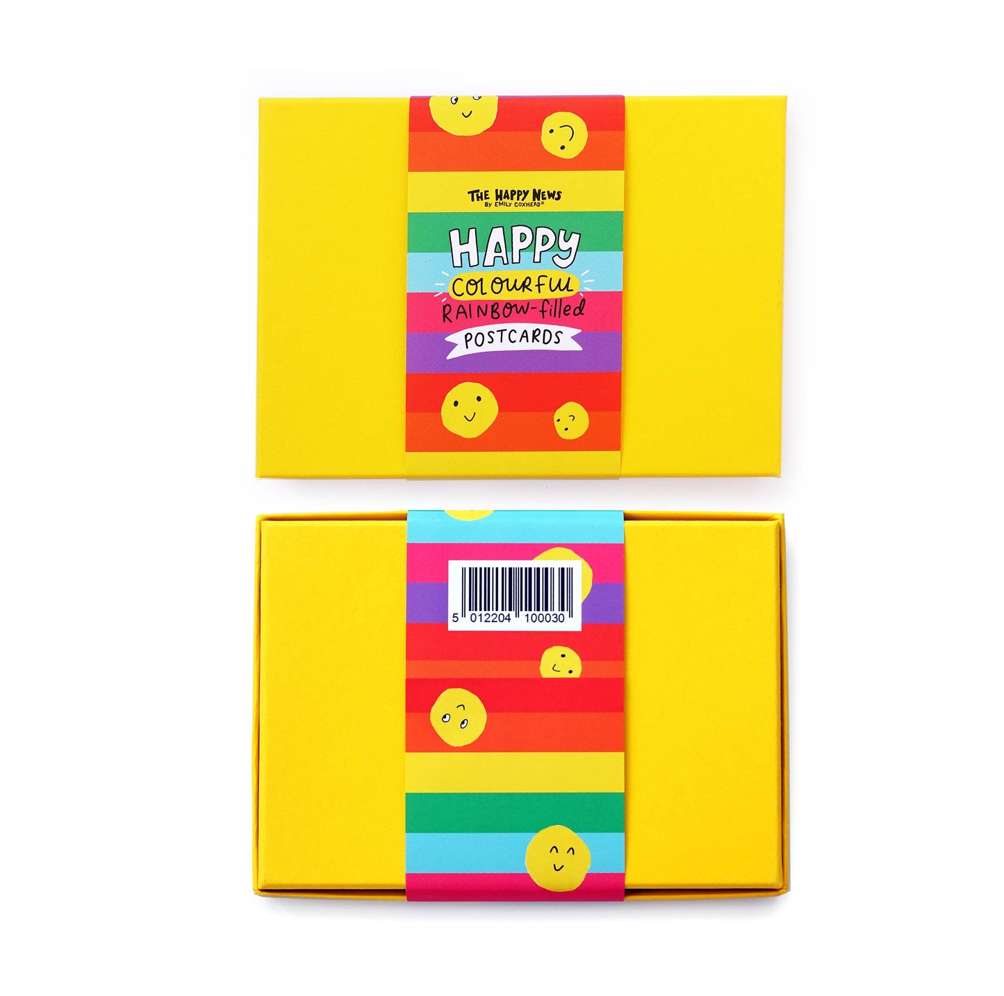 Pack of 10 colourful postcards