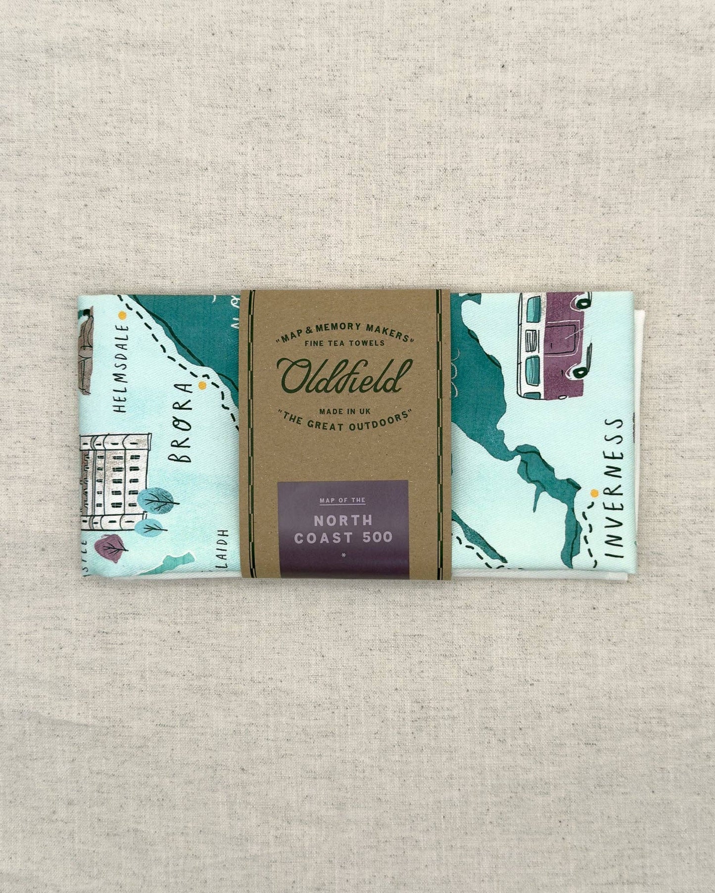 North Coast 500 Tea Towel