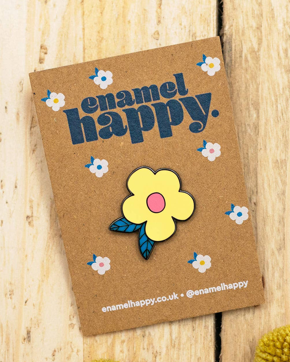 Retro Flower Enamel Pin