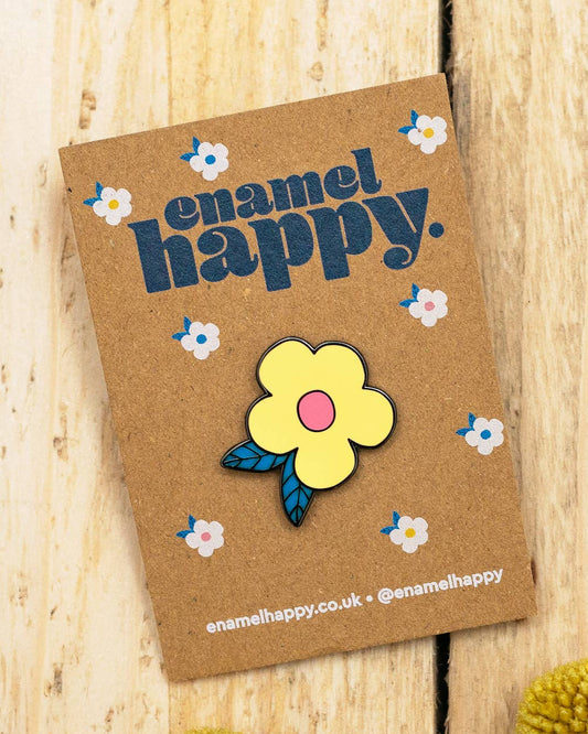 Retro Flower Enamel Pin