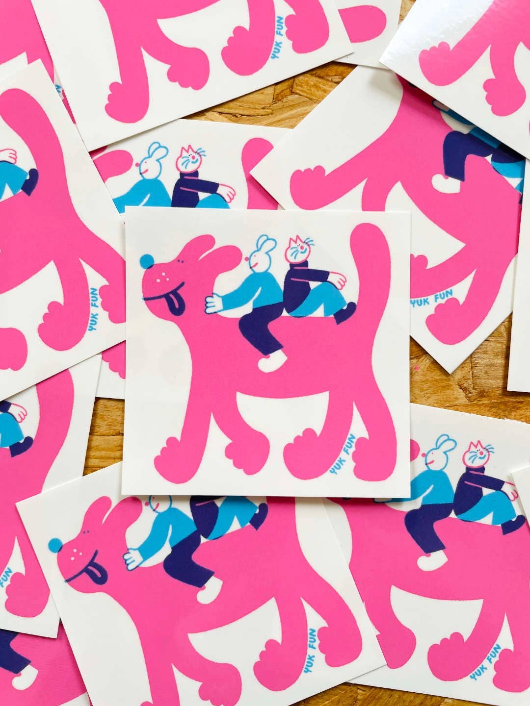 Dog Riders Eco Vinyl Sticker