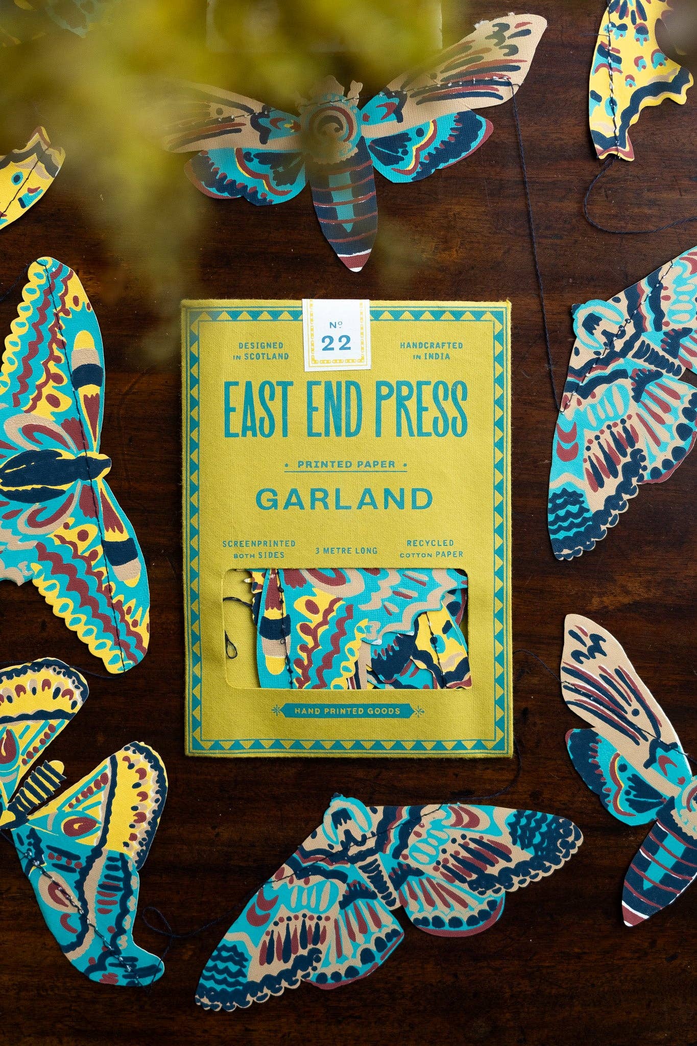 Moths Sewn Garland