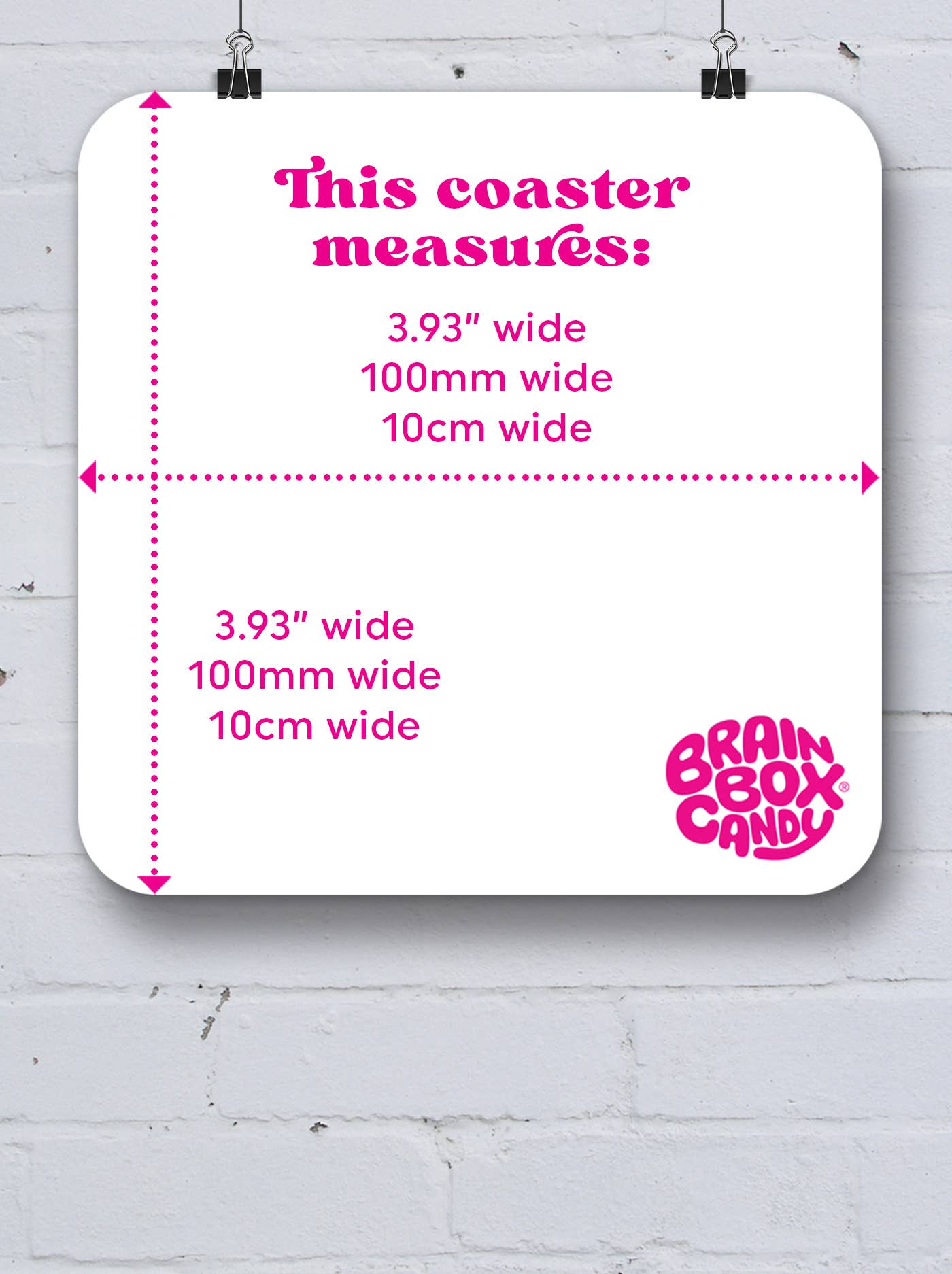 David Shrigley Coaster - What The Hell