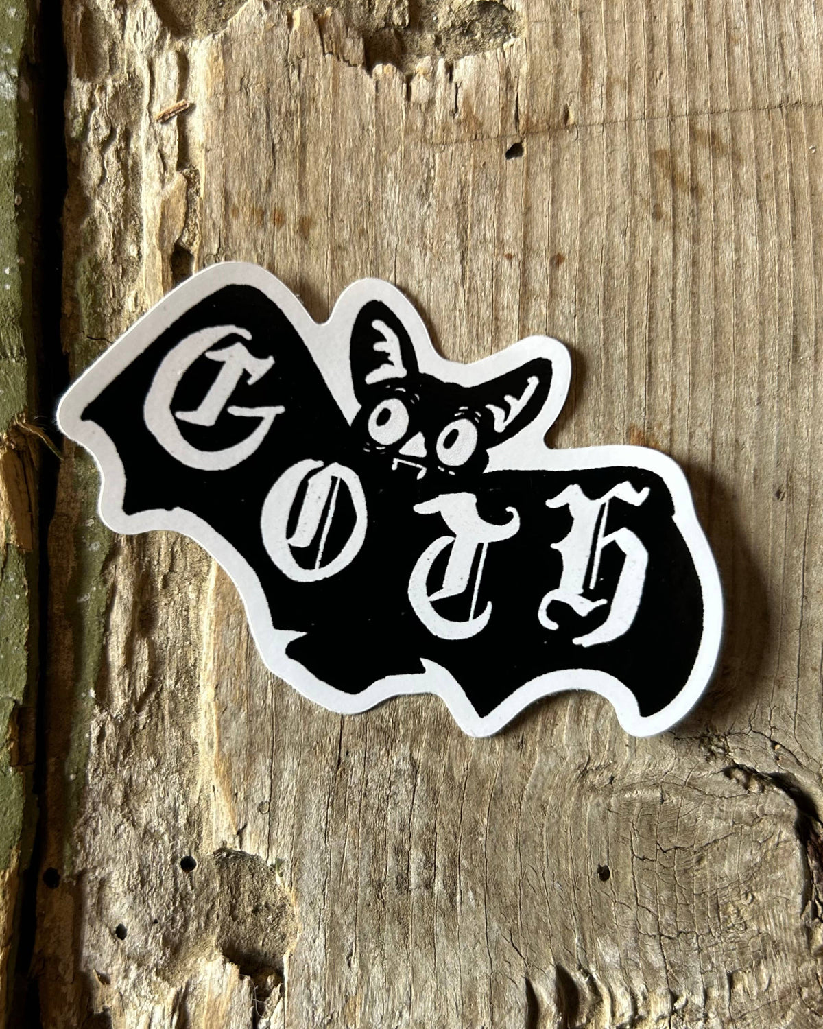 Goth Bat Sticker 