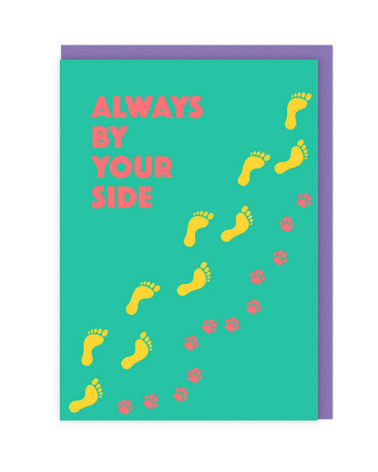 Always By Your Side Pet Loss Sympathy Card