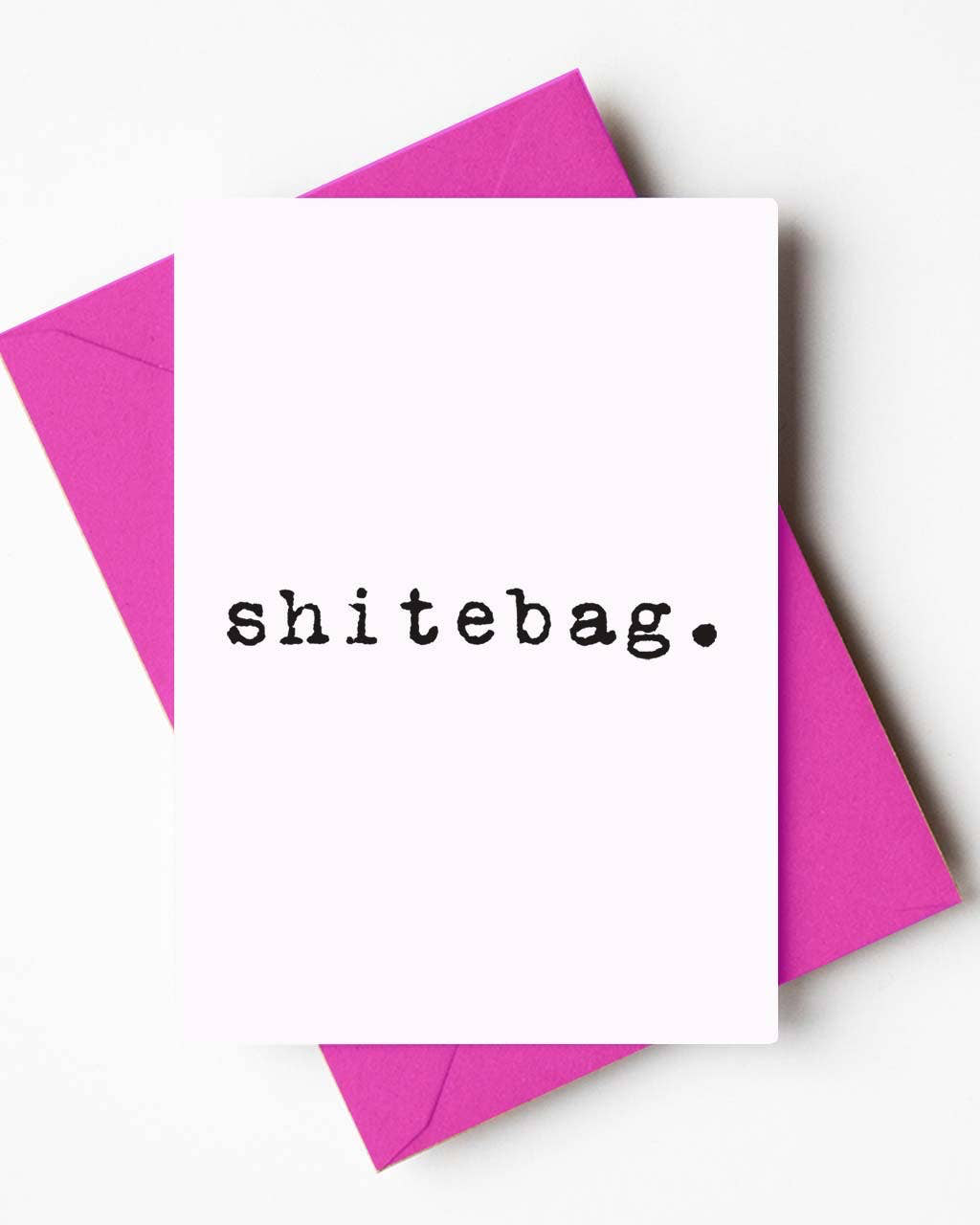 Mini Scottish Insult Card - Shitebag