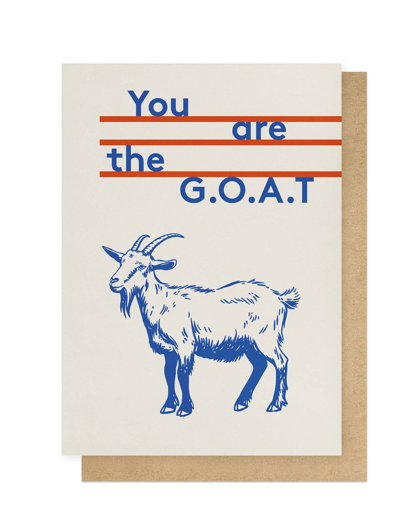 You Are The G.O.A.T. Card